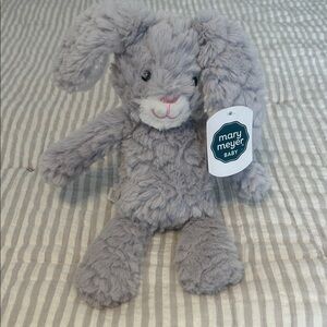 Mary Meyer Baby Gray Stuffed Bunny